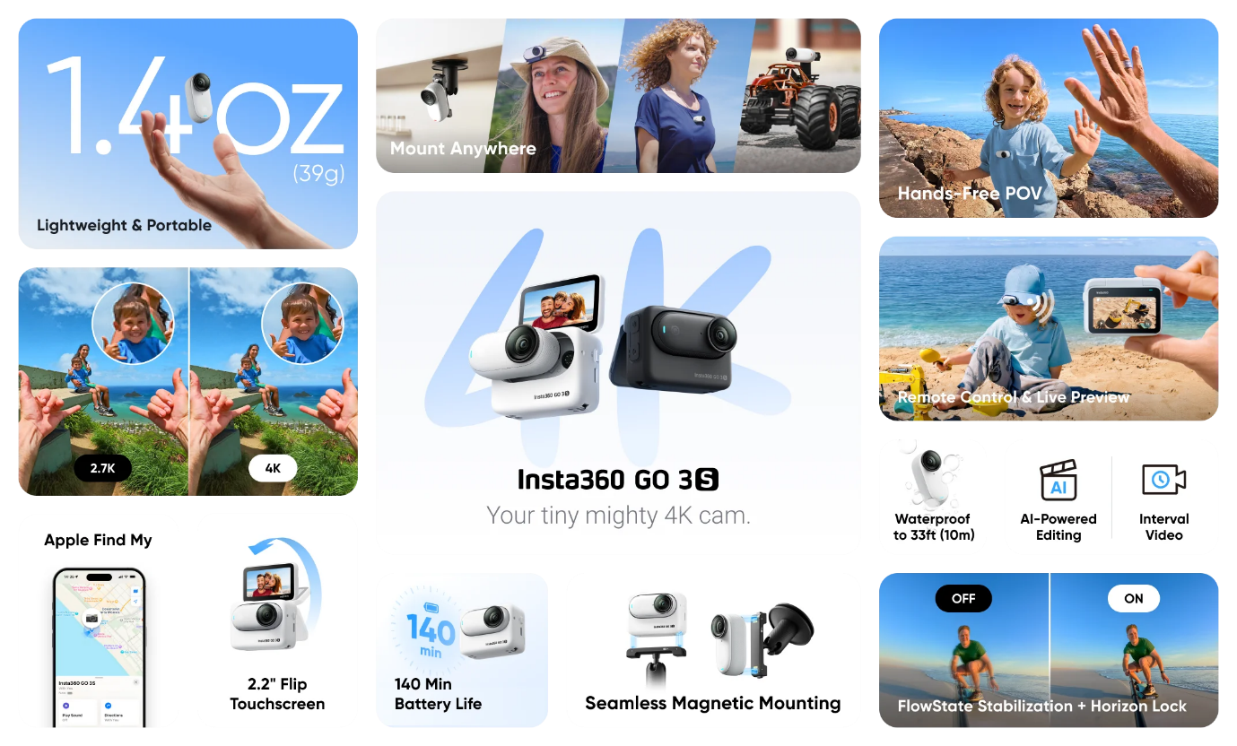 INSTAGO 3S POCKET CAMERA 64 128 gb camera